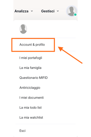 account e profilo